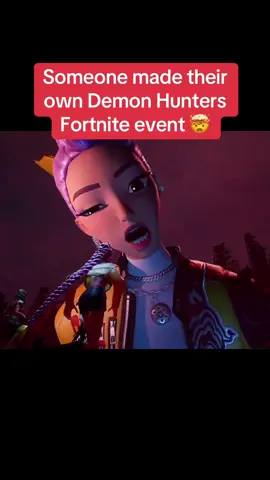Now that is 🔥  #fortnite #demonhunters #kpop #event
