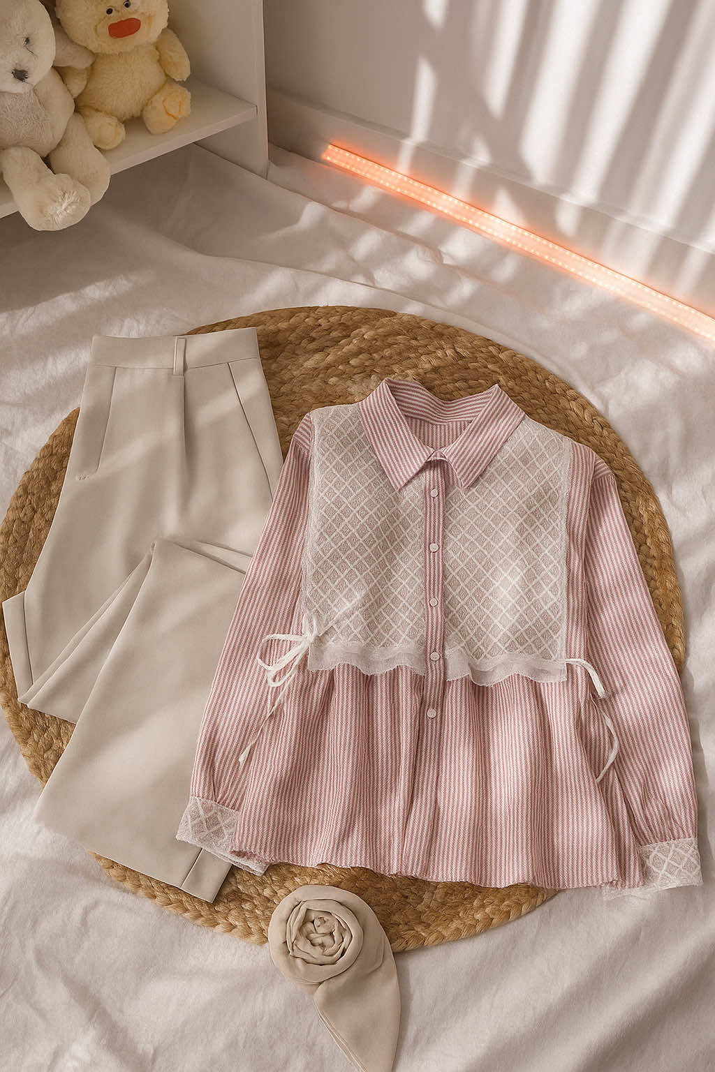 Set 3 in 1 yang manis & elegan untuk tampilan sehari-hari ✨” #OOTDMinimalis #HijabStyle #FashionSet #LookOfTheDay #CasualChic 
