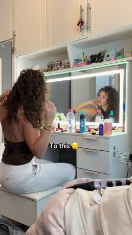 Seeing her get ready 😌 #beautiful #gf #Relationship #curlyhair 