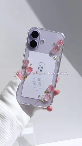 【iPhone17lavender】着用イメージ📱 ピンク系とパープル系は相性抜群でオススメ✨ 🏷️ Cosmos flower (rose/pink) #iphoneケース #スマホケース #iphone17 #iphone #スマホ 