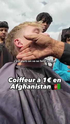 Coiffeur à 1€ en Afghanistan - 🇦🇫 La suite de la vidéo est dispo sur YTB