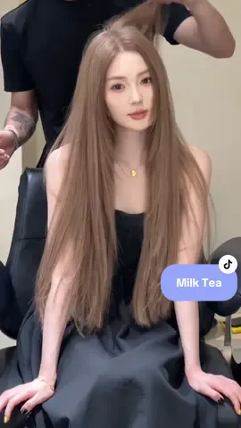 Milk Tea #cattocdepphunhuan #taytoc #balayage #trending #nhuomthuanchay 