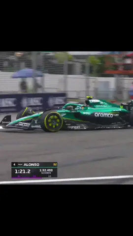 Alonso prime 💀 ?  #fernandoalonso #fa14 #astonmartin #astonmartinf1 #practice1 #p1 #fp1 #f1tiktok #fypシ゚ #foryou #singaporegp #alexwerdll_sh   
