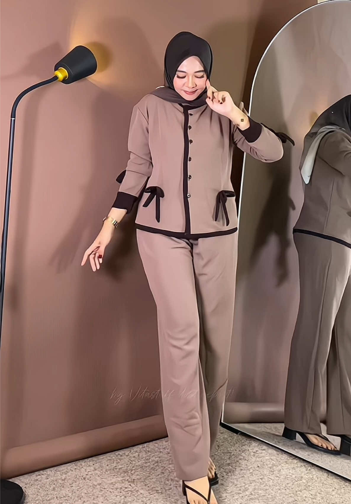 Aaa suka banget sama setcelnya bahan super lembut 🫶🏻👌 #setcelknit #setcelpremium #setcelcantik 