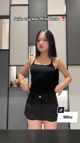 Quần váy kaki dày dặn form đẹp #linhlipreview #miho #mihohouse 