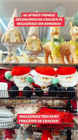 AU APĂRUT PRIMELE DECORAȚIUNI DE CRACIUN IN MAGAZINELE DIN ROMÂNIA! #fyp #craciun #christmas #xmas #romania 