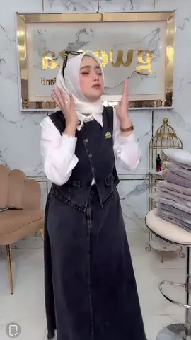 Setelan rok Jeans AZIMA By Gwenza (Po) #setelanwanita #xyzbca #fouryou #fypツ #fashiontiktok 