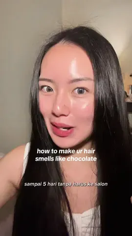 hari ke-5 pun masih kecium wanginya!🥲🫶🏻 #creambath #chocolate #hairspa 