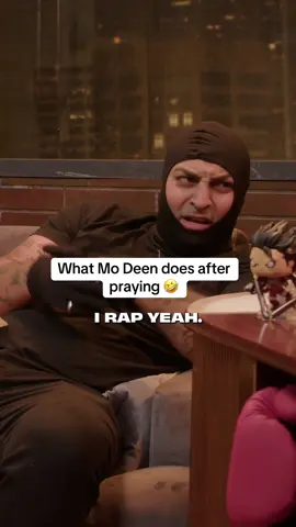 What Mo Deen does after praying 🤣 #modeen #deji #talkshow #funny 
