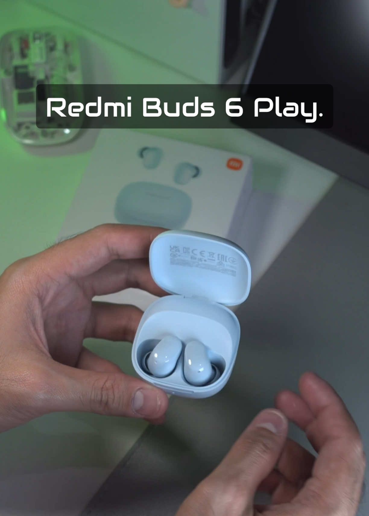 Redmi Buds 6 Play.#redmibuds6play #buds6play #xiaomibuds6play #xiaomiearbuds #bluetoothearbuds @Mi Online Mall 