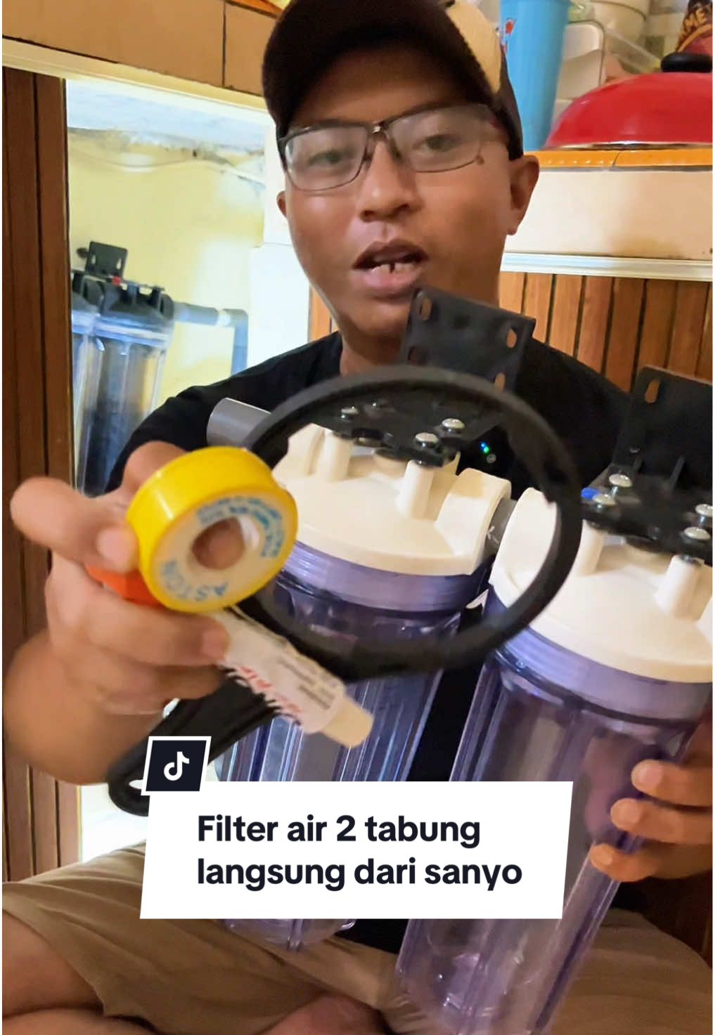 Membalas @sie box filter air 2 tabung housing nya bisa langsung dari sanyo atau toren juga bisa #filterair #filterairsumur #filterairpdam #filterhousing #promoguncang1010 