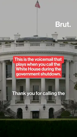 The White House comment line is closed during the government shutdown. Callers instead hear a prerecorded message from Press Secretary Karoline Leavitt blaming Democrats for the shutdown. #whitehouse #governmentshutdown #uspolitics #trump #congress