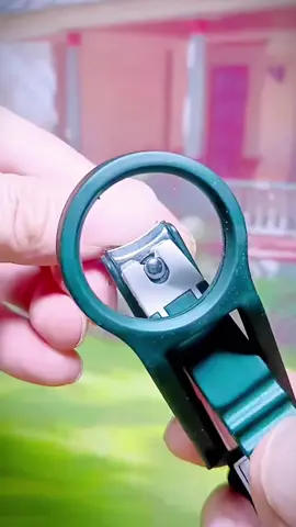 Nail Clipper with Magnifying Glass for Practical Stainless Steel Nail Clipper Beauty Tools Trimmer Nail Manicure Tools #goodthing #fyp #foryou #tiktokshop 