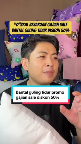 Oktober “O”bral gajian sale bantal guling tidur diskon 50% #oktober #bantal #bantaltidur #guling #gajiansale 