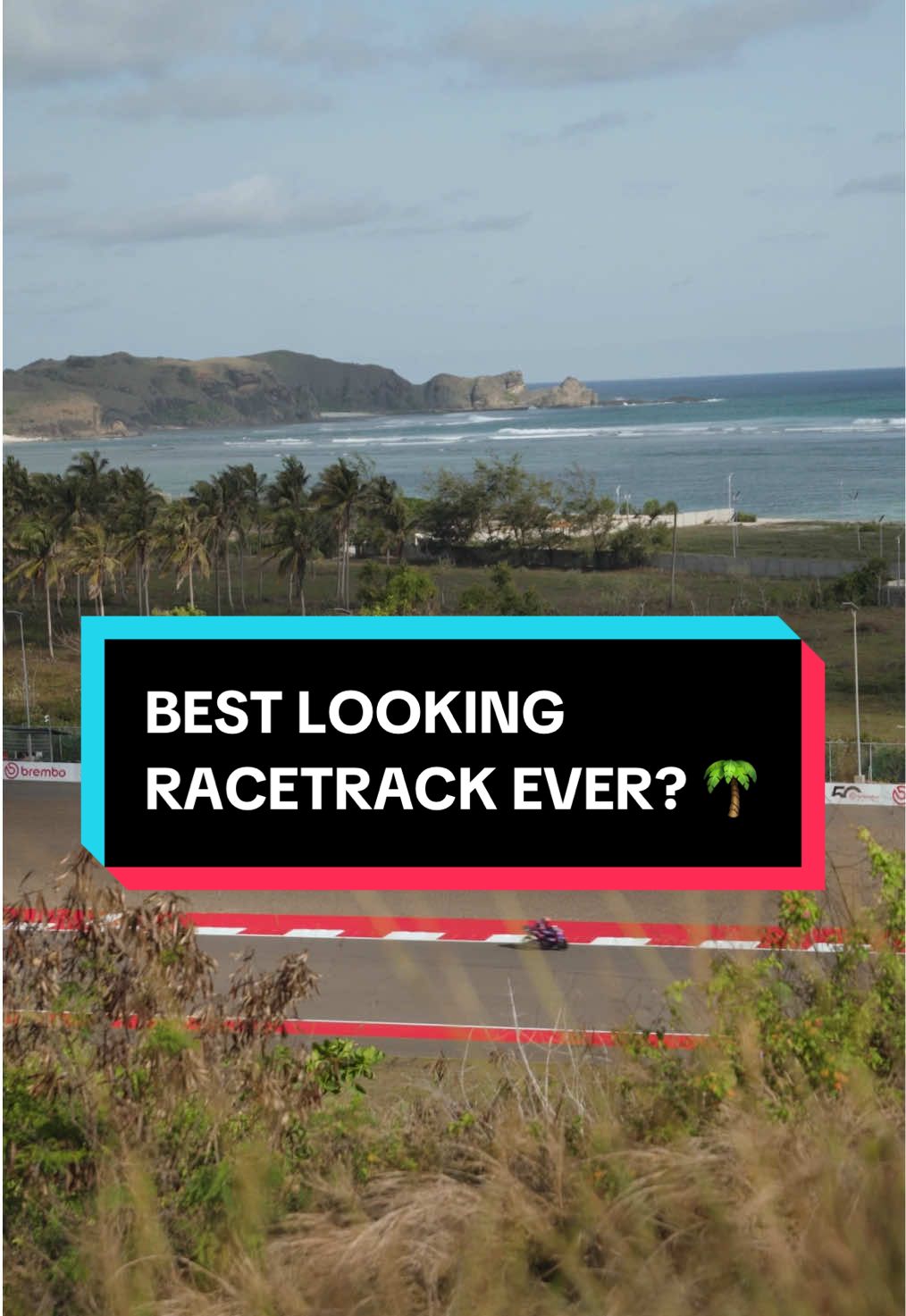 Mandalika has got to be the best looking track of the season 🌴 #MotoGP #IndonesianGP #racing #motorbikes 