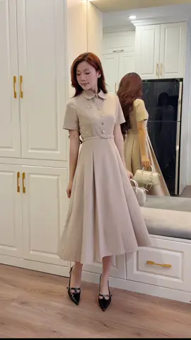Giữa muôn vàn lựa chọn một chiếc váy Midi thanh lịch sẽ làm bạn tỏa sáng  #joye #joyedesign #xuhuong 