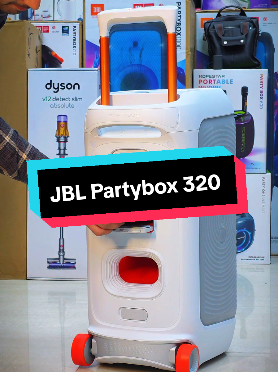 JBL Partybox 320 white speaker . . . #jbl #jblpartybox #speakers #jblpartybox320 #audio 