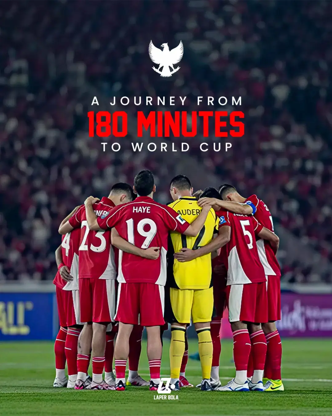 180 menit penuh harapan, mimpi yang belum jadi nyata. Terbanglah tinggi Garuda lawan kemustahilan itu!! ✊️🦅  A Journey from 180 Minutes to World Cup #timnasindonesia #garuda #worldcup #fifa #fyp 