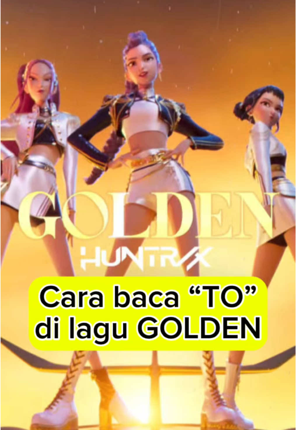 Cara baca TO di lagu Golden #bahasainggris #edukasi #pronunciation #belajar #golden 