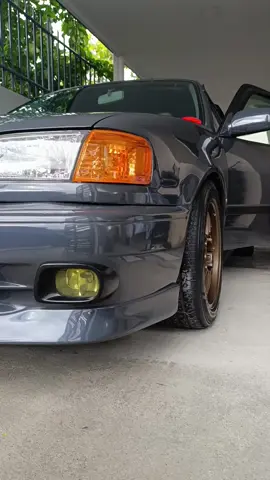 Another day another build...🔧 Making it smooth on this rainy day🥴🧤💦 #Toyotacorolla #ae111 #DIY #fyppppppppppppppppppppppp #legendsofthe90s Rotor resurface⚙️ 90's car hits different✌️