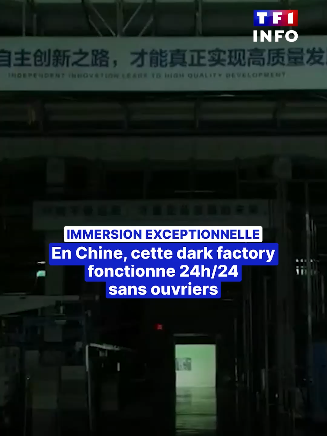 Fabricants de smartphones, constructeurs automobiles... En Chine, une poignée d'entreprises ont atteint l'automatisation à 100%. Elles fonctionnent 24 heures sur 24, sept jours sur sept, sans aucun ouvrier. À la place des humains, des robots guidés par l'IA. #tf1info