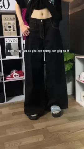 Quần kaki jean ống rộng #quanjean #outfit #thoitrang #xuhuong #viral 