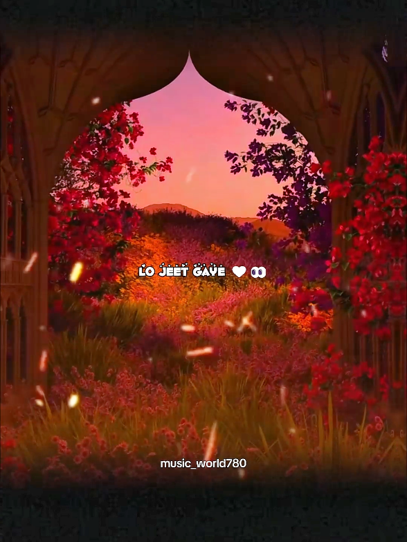 Loo jeet gaye tum hamse 🤍😊🏵️#new #hindisong #lyricsvideo #trending #fyp  . . . Follow us for more // 