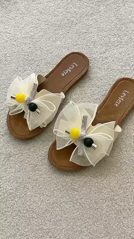 LVR Lily TG1556 Sandal Selop Wanita motif bunga lucu karet #sandalselop #tiktokshop #fyp 