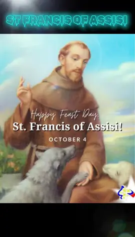 FEAST OF ST FRANCIS OF ASSISI.  ST FRANCIS OF ASSISI PEACE PRAYER 🙏  Lord, make me an instrument of Your peace  Where there is hatred, let me sow love  Where there is injury, pardon  Where there is doubt, faith  Where there is despair, hope Where there is darkness, light and where there is sadness, joy. Divine Master, grant that I may not so much seek To be consoled , as to console To be understood,as to understand  To be loved, as to love For it is in giving that we receive, It is in pardoning that we are pardoned and it is in dying that we are born to eternal life. Amen 🙏  Patron saint of Ecologists, Environmentalist, Animal welfare , Societies, Peace invoked against fire and dying alone.