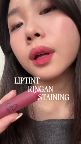 pernah ga kalian nyobain liptint yg staining tapi ringan 🫵🏻 ini beneran beda dari yg lain & gw udh pake ini since dec 2024 ❤️  #liptint #lipstain #watertint #blurwatertint #makeup 