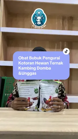 untuk mengurai kotoran hewan ternak yang bau di kandang kami rekomendasikan 1 produck namanya pro farm clean by @VMQ Offical Store In Jakarta #peternakunggas #unggas #peternakmuda #probiotics #peternakkambing 