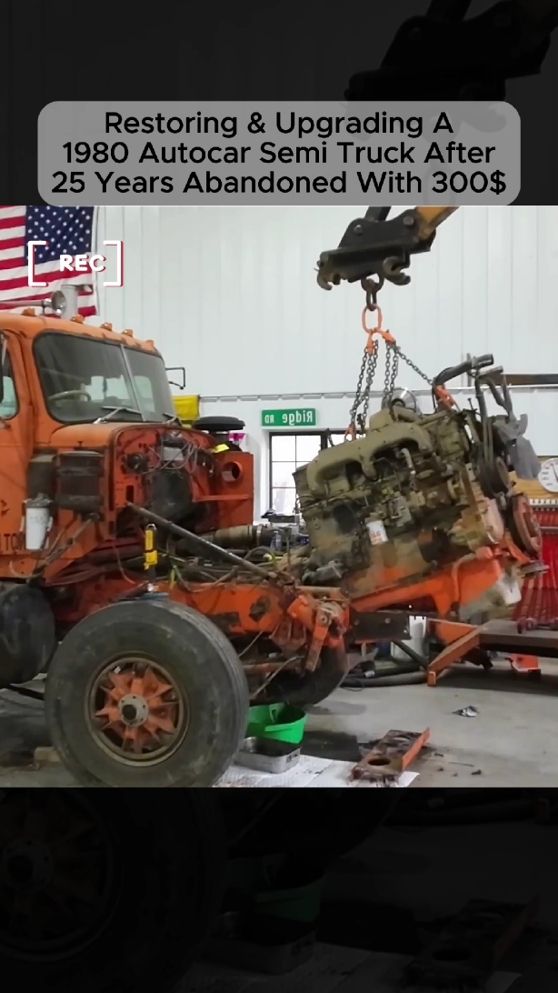 Part 3: Restoring & Upgrading A 1980 Autocar Semi Truck After 25 years Abandoned with 300$ #build #building #semitruck #autocar #abandonedtruck #truck #kenworth #rebuild #truckrestoration #engine #custom #construction #restoring 
