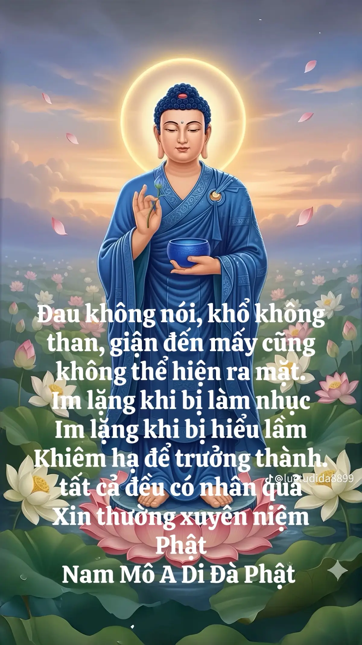 Xin hãy thường xuyên niệm Phật  Nam Mô A Di Đà Phật 