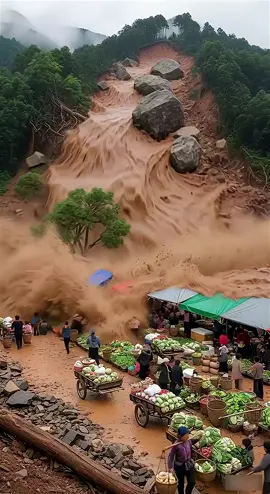 epic landslide ai fictional video#trending #fyp #aifictional #fy #fypシ 