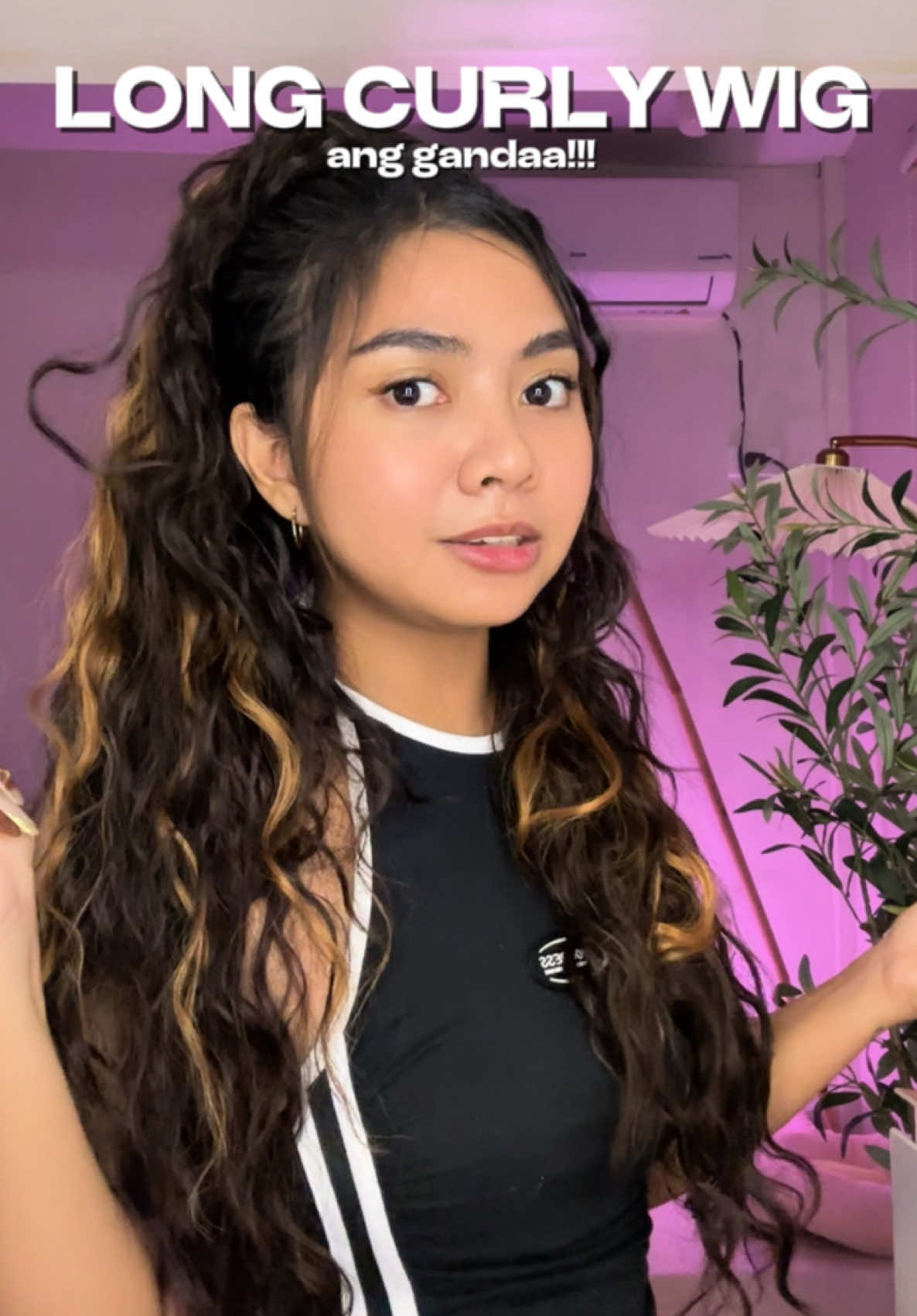 lakas nakaganda ng curly hair wig na to! #curlyhair #wig 
