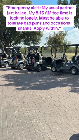 Saturday… my Tee Time partner bailed out! 🙄 #teetime #golf #golfcourse #friends #follower 