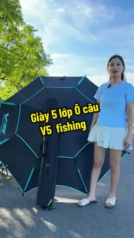 Giày 5 lớp Ô câu V5 Fishing kich thước 2m đến 2,6m#ocauca #ocauca2tang #ochemuanang #xuhuong 