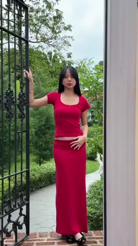 ♥️💋🍒 #fittedtop #longskirt #fypシ #xybca #viral