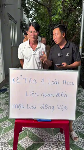 Kể tên loài hoa liên quan đến loài vật #phuoclay 