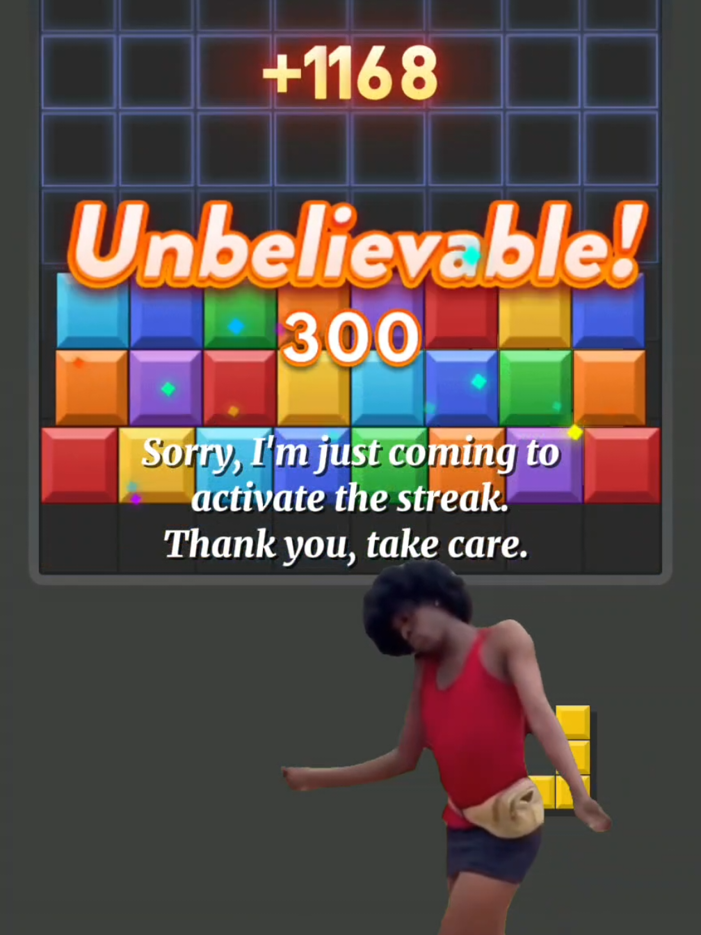 Just dropping by to keep the streak alive🔥 Block Blast never fails to make my day! #blockblast #streak #activate 