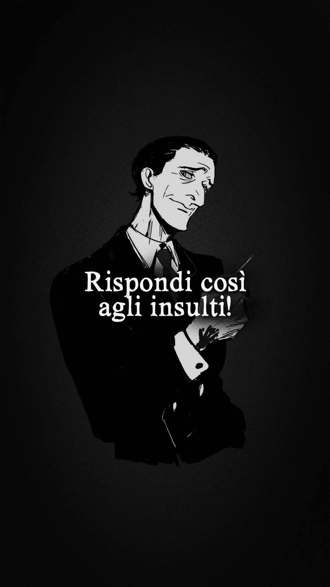 7 frasi per rispondere agli insulti! 📕 Scopri “Il Codice della Seduzione” — l’ebook che ti insegna a conquistare, attrarre e lasciare il segno. Lo trovi nel link in bio 👆 #psicologia #business #leadership #relazioni #crescitapersonale    