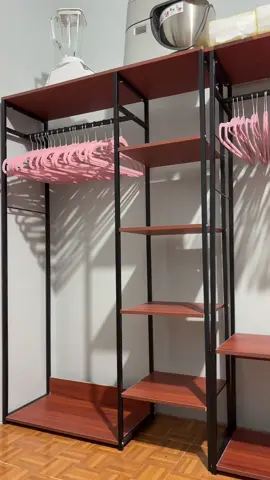 Hanging Wardrobe Organizer Clothes Rack Open Metal Standing Hanger 🤍🛍️🌷 #wardrobe * #clothesorganizer 