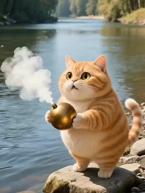 #cat #fyp #haha #ai #funnyvideos #cartoon #orangecat #aicat #cutecat #catlover #kucing #foryou #catlovers #kitty