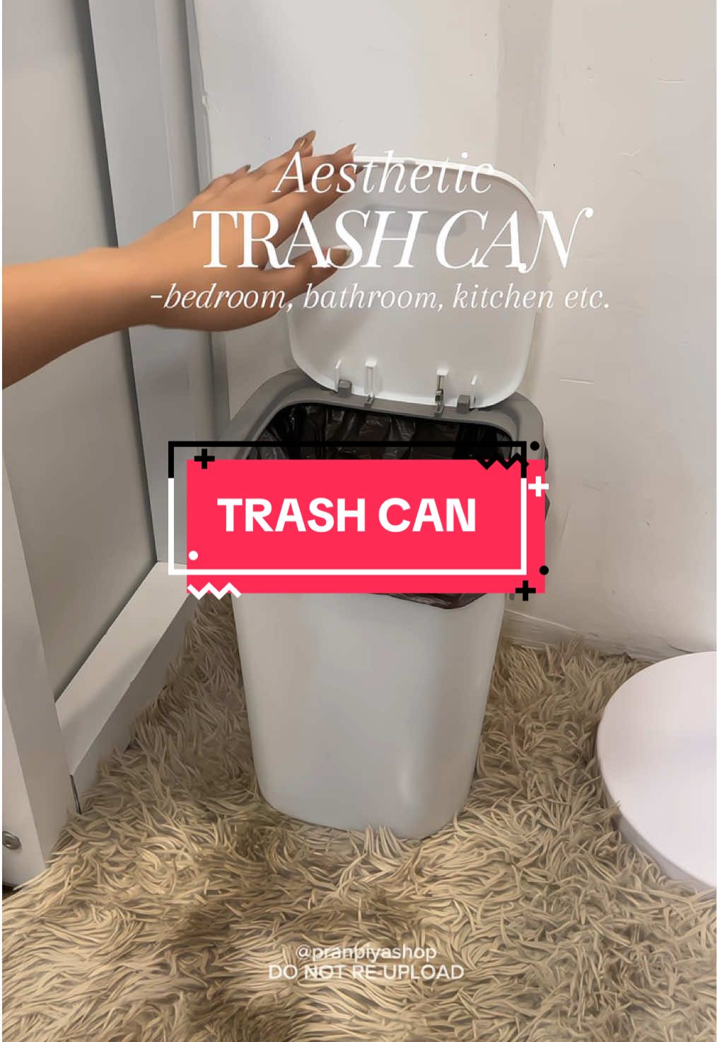 nakakagana talaga maglinis ng kalat kung ganito naman kaganda ang trash can mo!😩🤍 #fyp #trashcan #trashbin #aesthetictrashcan #wastebin 