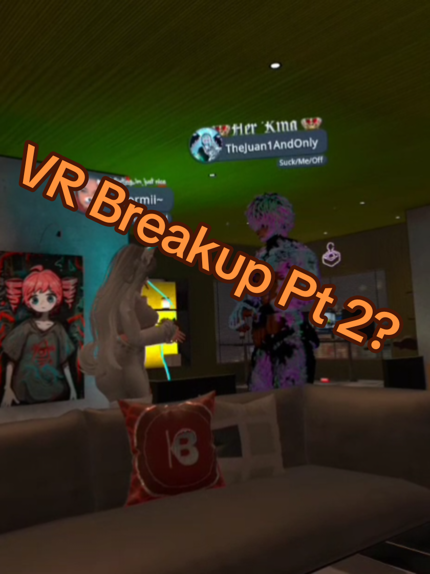 VR Chat Breakup part 2?  #gaming #vr #vrchat #drama #breakup 