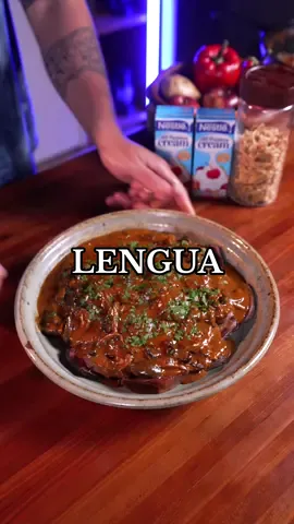 Creamy Lengua 👅 The best memories are always paired with good food. No matter the occasion, it’s never too late to start making memories with the people who matter most. This is my take a creamy mushroom lengua dish my father-in-law usually makes for special occasions. @Create with Cream  INGREDIENTS Tongue and boiling liquid: - 1–1.5 lbs beef tongue - 1 whole white onion, quartered - 8-10 whole cloves garlic - 4–6 pcs dried shiitake mushrooms - 3–4 bay leaves - 1 tbsp whole black peppercorns - 1 sprig thyme - Beef stock, as needed Mushroom sauce: - Butter or oil, for frying - 1 whole white onion, aloced - 10–12 cloves garlic, sliced - 1 pack shimeji mushrooms, roughly sliced - 1 pack button mushrooms, sliced - 1 pack shiitake mushrooms, sliced - 1 tbsp tomato paste - ½ cup flour - Beef broth, as needed (from the boiling liquid) - 4 tbsp soy sauce - 1 tbsp Worcestershire sauce - 1 pack Nestlé All Purpose Cream - Salt and Pepper, to taste INSTRUCTIONS - Boil the whole ox tongue with all the ingredients under Tongue and boiling liquid in a pressure cooker for about 40 minutes. Let cool for about 1 hr and peel skin - slice tongue into desired thickness. Sear in oil or butter, then set aside. - For the gravy, sauté onions, garlic, and mushrooms in a pan. Add tomato paste and stir until well incorporated. - Add in flour m, then add the beef broth from earlier. Season with soy sauce, Worcestershire sauce, and Nestlé All Purpose Cream. - Pour the creamy mushroom gravy on top, serve and enjoy!  #GottaCreateMemoriesToday  #GottaBeNestléAllPurposeCream#NestléAllPurposeCream  #asmr  #cookingasmr 