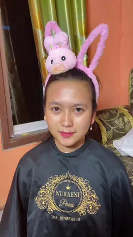 Before after.Look klasik & look barbie☺️ #pengantincantik #makeuptutorial #makeuppengantin # 