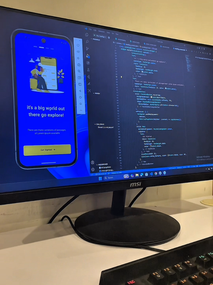 Flutter Mobile Edition Build a simple travel destionation app with flutter #fyp #coding #mobileprogramming #flutterdeveloper #programmer 