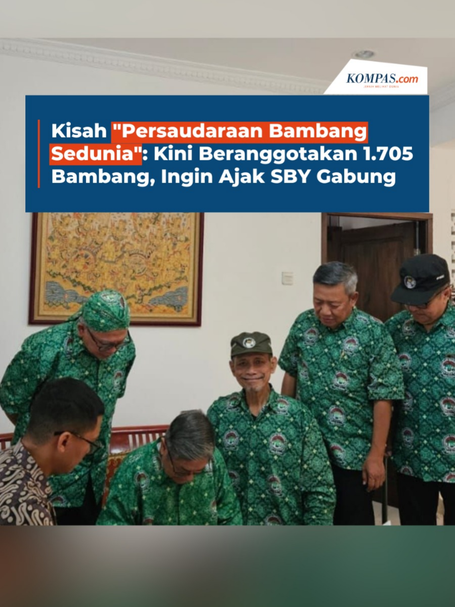 Persaudaraan Bambang Sedunia (PBS) resmi berbadan hukum pada Rabu (1/10/2025). Komunitas yang berawal dari grup WhatsApp ini kini memiliki 1.705 anggota dari berbagai latar belakang.  PBS kepingin ajak gabung tokoh nasional bernama 