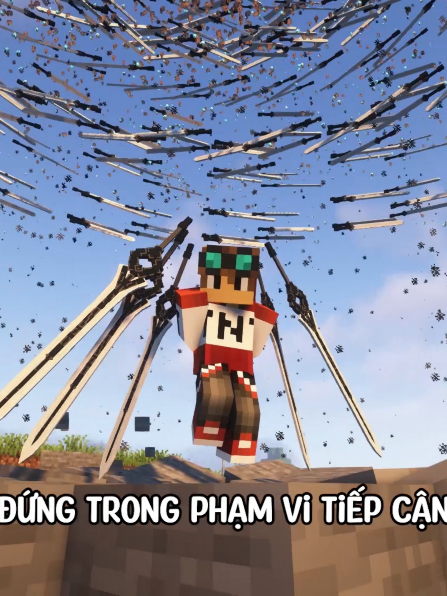 Vạn kiếm quy tông và võ giả cấp tông sư #thanhtnt #Minecraft #minecraftmods